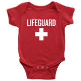 Funny Baby One-piece - Cute Baby Bodysuit - Lifeguard Baby Shirt - Many Sizes and Colors Available - Baby Shower, First Birthday - Lifeguard