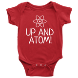 Cute Chemist Baby Shirt - Chemistry Baby One-piece - Up And Atom - Many Sizes And Colors Available - Baby Shower or First Birthday