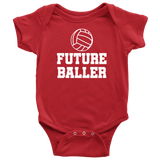 Volleyball Baby Bodysuit - Volleyball Player Baby Gift - Volleyball Baby One-piece - Future Baller - First Birthday or Baby Shower Gift