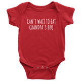 Barbecue Baby One-piece - Grilling Baby Shirt - BBQ Baby Shower Gift - Grandpa's BBQ - Many Sizes And Colors