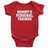 Personal Trainer Baby Bodysuit - Mommy's Personal Trainer - Cute Baby Shirt - Fitness instructor Baby - Baby Shower Gift - All Cotton