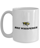 Beekeeper Gift - Apiarist Present Idea - Bee Whisperer - Beekeeping Coffee Mug