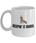 Keepin' It Rural - Funny Gardening Gift - Gardener Mug