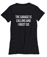 Auto Mechanic Gift Idea - Car Repairman Shirt- Grease Monkey, Automobile Present - Garage Is Calling