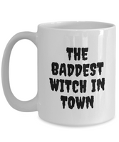 Funny Witch Mug - Witchcraft Gift Idea - Pagan, Occult, Wiccan Gift Idea - Baddest Witch In Town