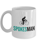 Bicycle Rider Gift - Present For Cyclist - Road Bike Mug - SpokesMan