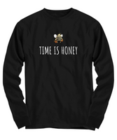 Beekeeping Present Idea - Funny Gift For Beekeeper, Apiarist - Cute Bee Shirt - Time Is Honey