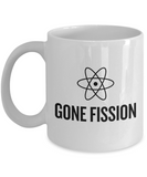 Funny Chemistry Mug - Chemistry or Physics Teacher Gift Idea - Nuclear Physics - Gone Fission