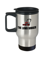 Mowing, Gardening Gift - Funny Suburban Garden Mug - The Lawn Ranger