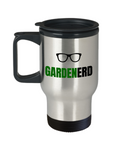 Gardenerd - Funny Gardener Present - Gardening Travel Mug