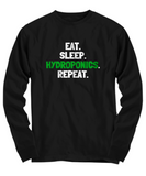 Funny Hydroponics Shirt - Hydroponic Gardener Gift - Eat, Sleep, Hydroponics, Repeat