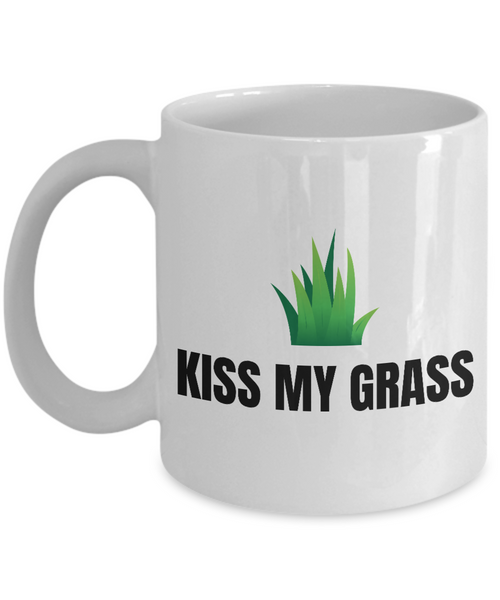 Gardening Gift Idea - Gardener Coffee Mug - Kiss My Grass