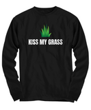 Gardening, Lawn Care Gift Idea - Funny Gardener Shirt - Kiss My Grass