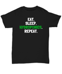 Funny Hydroponics Shirt - Hydroponic Gardener Gift - Eat, Sleep, Hydroponics, Repeat