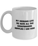 NEW PHRASINATOR: my husband lets me have all the scrapbooking supplies I can hide