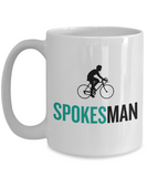 Bicycle Rider Gift - Present For Cyclist - Road Bike Mug - SpokesMan