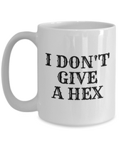 Funny Witch Mug - Witchcraft Gift Idea - Pagan, Occult, Wiccan Gift Idea - I Don't Give A Hex