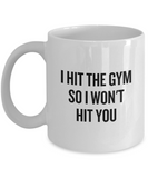 NEW PHRASINATOR: I hit the gym so I won't hit you