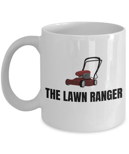 Lawn Care, Gardening Gift - Funny Suburban Garden Mug - The Lawn Ranger