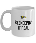 Beekeeping Present Idea - Gift For Beekeeper, Apiarist - Honey Bee Mug - Beekeepin' It Real