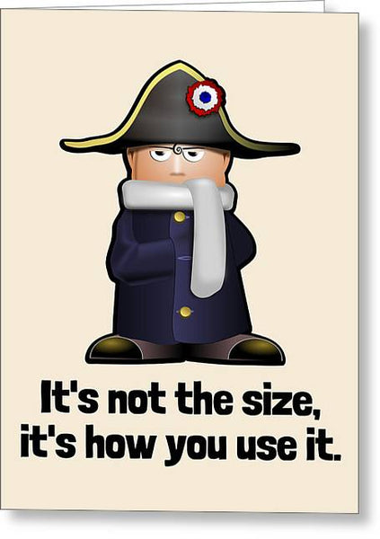 Funny Napoleon Card - History Teacher Gift - History Greeting Cards - Historian Valentine - Size - Greeting Card