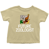 Zoologist Toddler Shirt - Zoology Toddler Tee - Future Zoologist - Birthday Gift - All Cotton