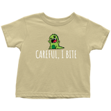 Cute Toddler Shirt - Funny Dinosaur Toddler Tee - Careful, I Bite - Cute Dinosaur Toddler Clothes - Toddler Birthday Gift - All Cotton
