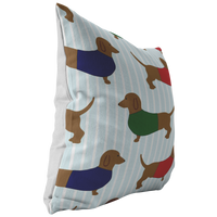 Dachshund Pillow - Dachshund Owner Gift - Wiener Dog Throw Pillow - Dachshund Owner Present - Cute Dog Lover Gift