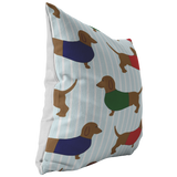 Dachshund Pillow - Dachshund Owner Gift - Wiener Dog Throw Pillow - Dachshund Owner Present - Cute Dog Lover Gift