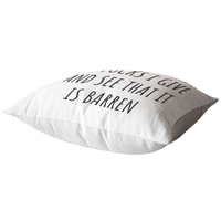 Funny Sarcasm Gift - Sarcasm Plate - INTJ Gift Idea - Behold The Field Of Fucks I Give - Throw Pillow - Friend Birthday Gift