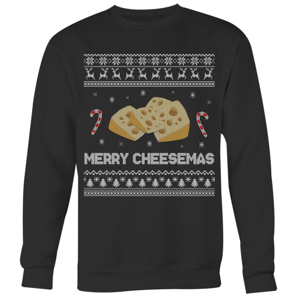 Custom Order - Ugly Christmas Sweater - Merry Cheesemas