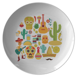 Mexican Fiesta Dinner Plate - Dishwasher Safe