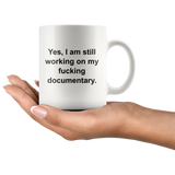 custom order - documentary - 11oz mug