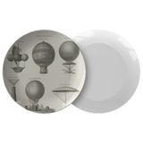 Aeronautics - Aviation Gift - Vintage Illustration - Dinner Plate