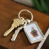 Math Keychain - Chicken Pot Pi