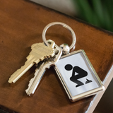 Pooping Keychain