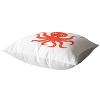 Cute Octopus Throw Pillow - Funny Gift for Boyfriend or Girlfriend - Romantic Octopus Gift - My Arms Long For You