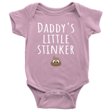 Funny Baby One-Piece - Cute Baby Shirt - Daddy's Little Stinker - Custom Text Available - Baby Shower Or First Birthday Present - Baby Gift
