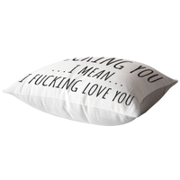 Funny Romantic Boyfriend Gift - Throw Pillow - I Love Fucking You - Birthday, Valentine, Long Distance Relationship