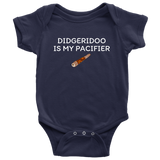 Didgeridoo Baby Shirt - Didgeridoo Baby One-piece - Didgeridoo is My Pacifier - Many Sizes And Colors Available - Baby Gift Idea