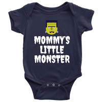 Cute Halloween Baby Shirt - Halloween Baby One-piece - Spooky Baby Bodysuit - Mommy's Little Monster - Halloween Baby Gift - All Cotton