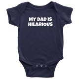 Comedian Baby Bodysuit - Stand Up Comedian Baby One-piece - My Dad Is Hilarious - Baby Shower Gift Idea