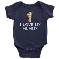 Halloween Baby Bodysuit - Creepy Baby One-piece - Spooky Baby Shirt - Mummy Baby Shirt - Halloween Baby Gift - I Love My Mummy