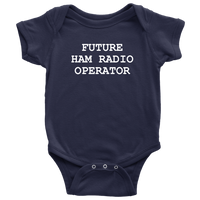 Ham Radio Baby One-piece - Amateur Radio Baby Bodysuit - Funny Ham Radio Baby Gift - Future Ham Radio Operator