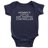 Air Traffic Controller Baby One-piece - Mommy's Little Air Traffic Controller - Baby Bodysuit - Many Sizes And Colors - All Cotton