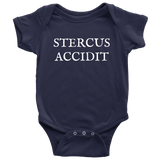 Cute Latin Baby One-piece - Latin Teacher Baby Shirt - Latin Baby Bodysuit - Stercus Accidit - Baby Shower Gift - Many Sizes And Colors