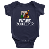 Zookeeper Baby Shirt - Zookeeper Baby One-piece - Zoo Baby Bodysuit - Future Zookeeper - Many Sizes And Colors