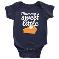 Thanksgiving Baby Bodysuit - Cute Baby One-piece - Pumpkin Pie Baby Shirt - Sweet Little Pumpkin Pie