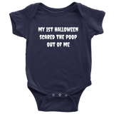 Cute Halloween Baby Shirt - Creepy Baby One-piece - Spooky Baby Bodysuit - My First Halloween - Many Sizes And Colors - Halloween Baby Gift