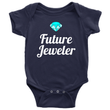 Jeweler Baby Shirt - Jewelry Maker Baby One-piece - Future Jeweler - Baby Shower or First Birthday Gift - Many Sizes And Colors